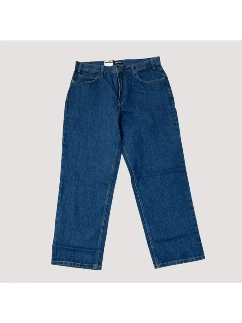 NWT Kirkland Signature Men's 38x30 Blue Jeans Denim Straight Fit